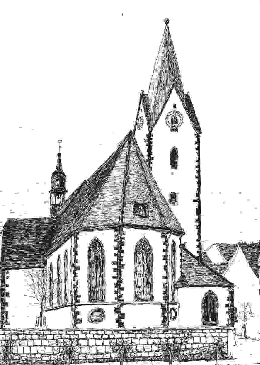 Stadtkirche, Hinteransicht